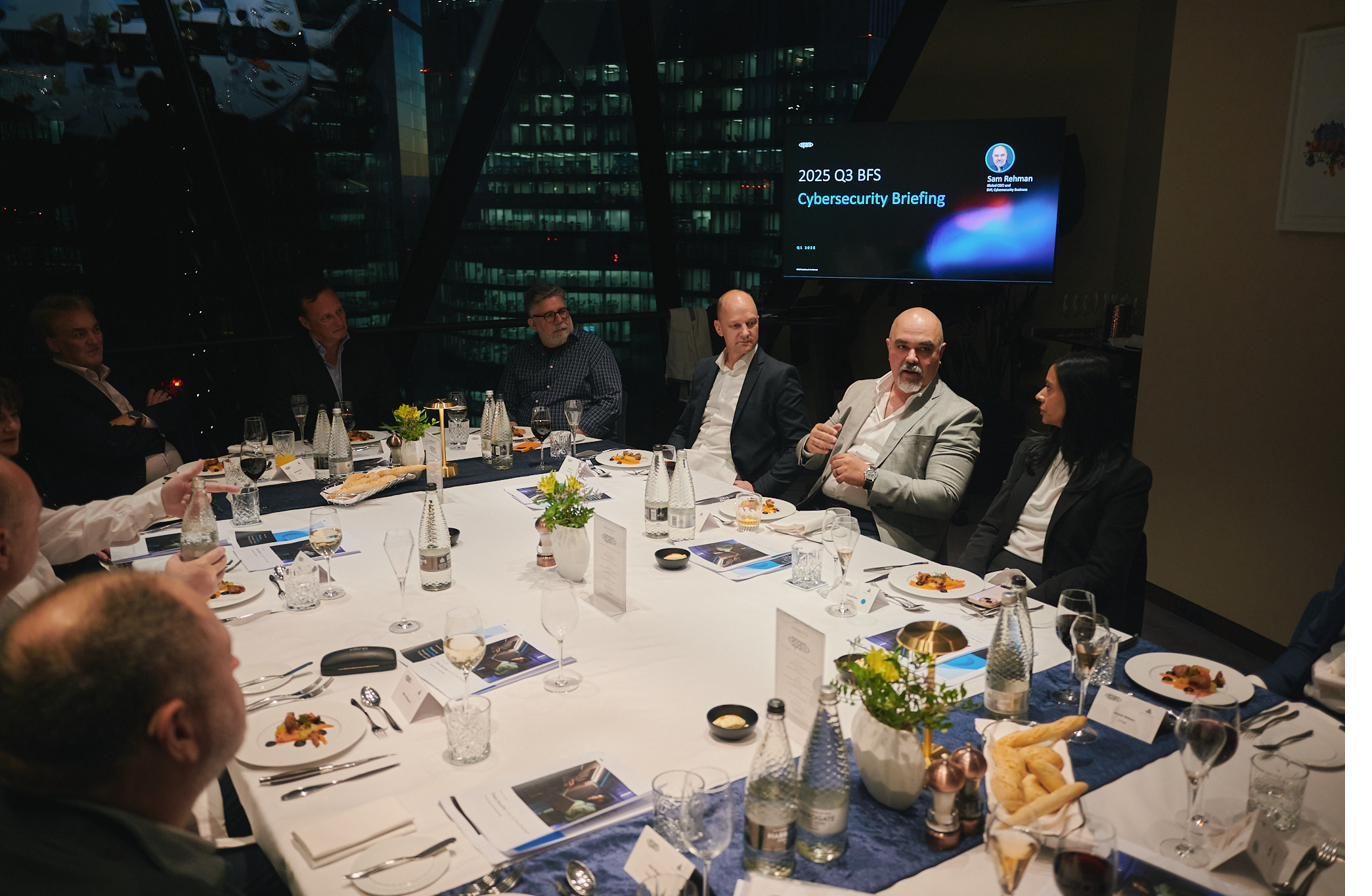 An EPAM cybersecurity briefing dinner, London